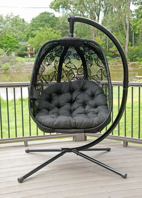 FlowerHouse Hanging Egg Chair - Butterfly - Outdoor Oasis