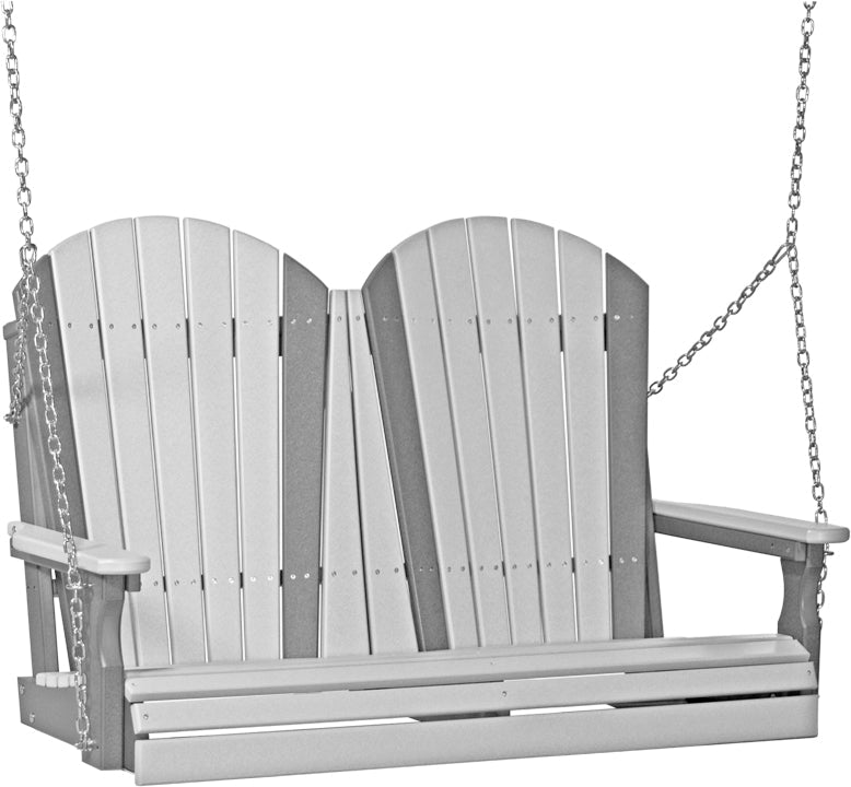 LuxCraft 4' Adirondack Swing - Outdoor Oasis