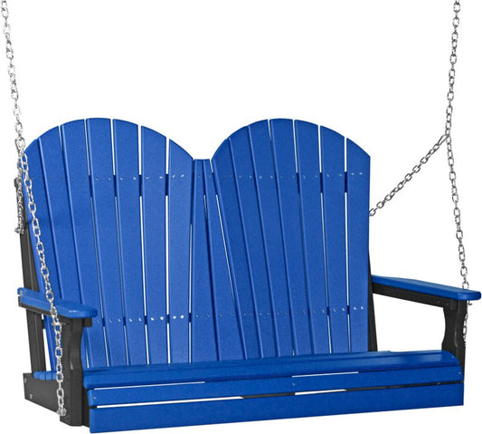 LuxCraft 4' Adirondack Swing - Outdoor Oasis