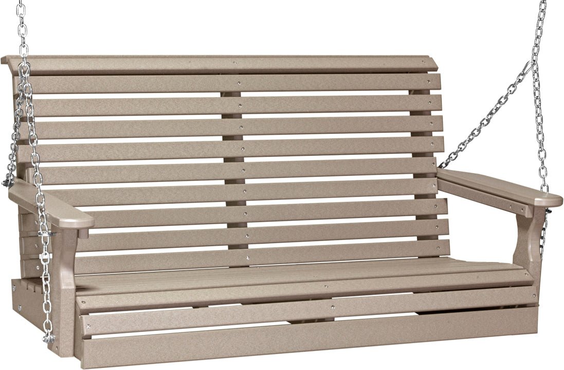 LuxCraft 4' Plain Swing - Outdoor Oasis