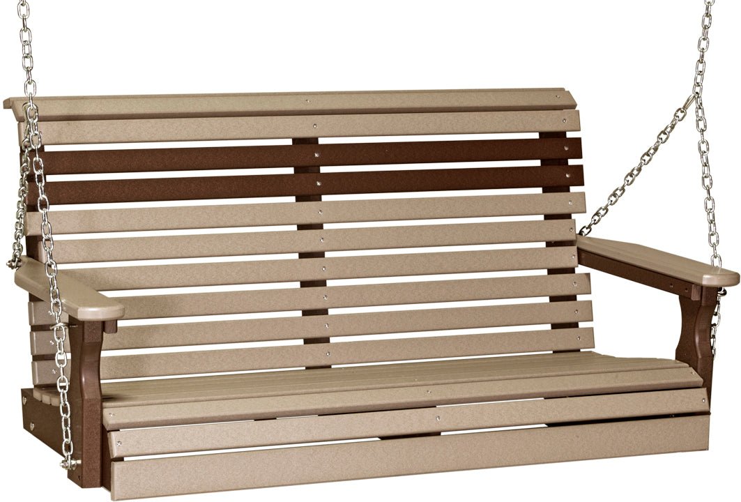 LuxCraft 4' Plain Swing - Outdoor Oasis