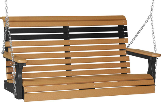 LuxCraft 4' Plain Swing - Outdoor Oasis