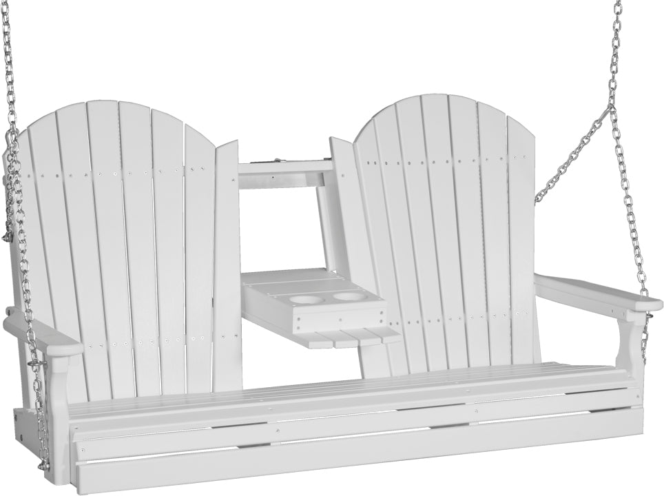 LuxCraft 5' Adirondack Swing - Outdoor Oasis