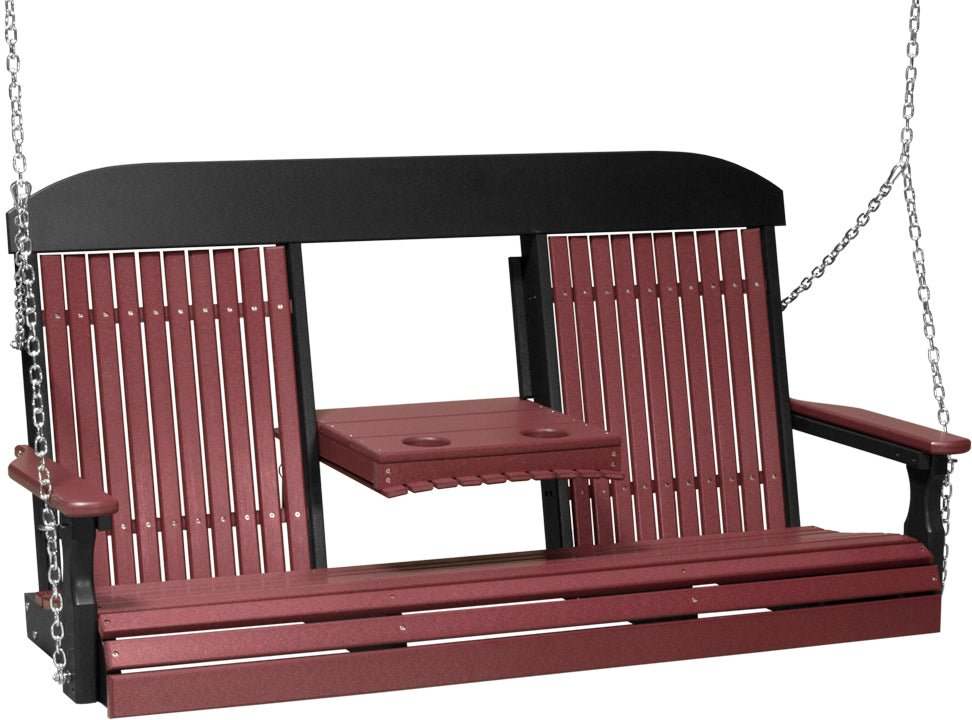 LuxCraft 5' Classic Swing - Outdoor Oasis