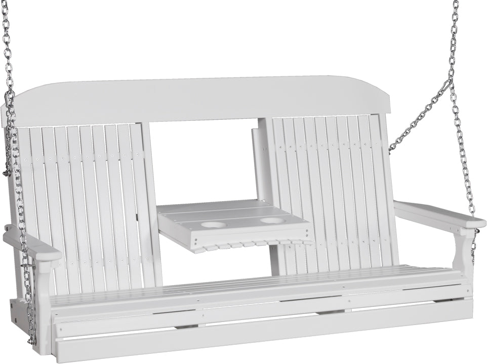 LuxCraft 5' Classic Swing - Outdoor Oasis