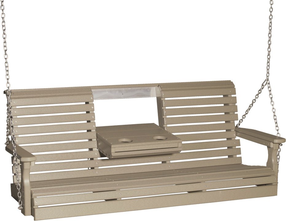 LuxCraft 5' Plain Swing - Outdoor Oasis