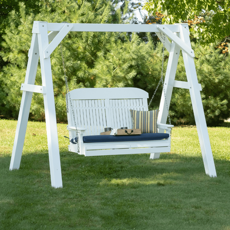 LuxCraft A - Frame Vinyl Swing Stand - Outdoor Oasis