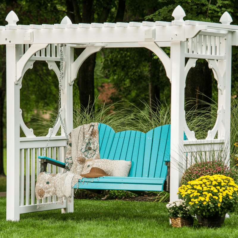 LuxCraft Classic Vinyl Swing Stand - Outdoor Oasis