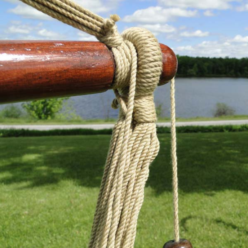Mayan Hammock Chair - close up view of rope