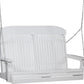 LuxCraft 4' Classic Swing - front view in white
