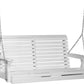 LuxCraft 4' Plain Swing - front view in white