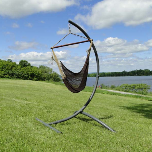Mayan Hammock Chair - attached to stand