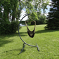 Mayan Hammock Chair - attached to stand side view