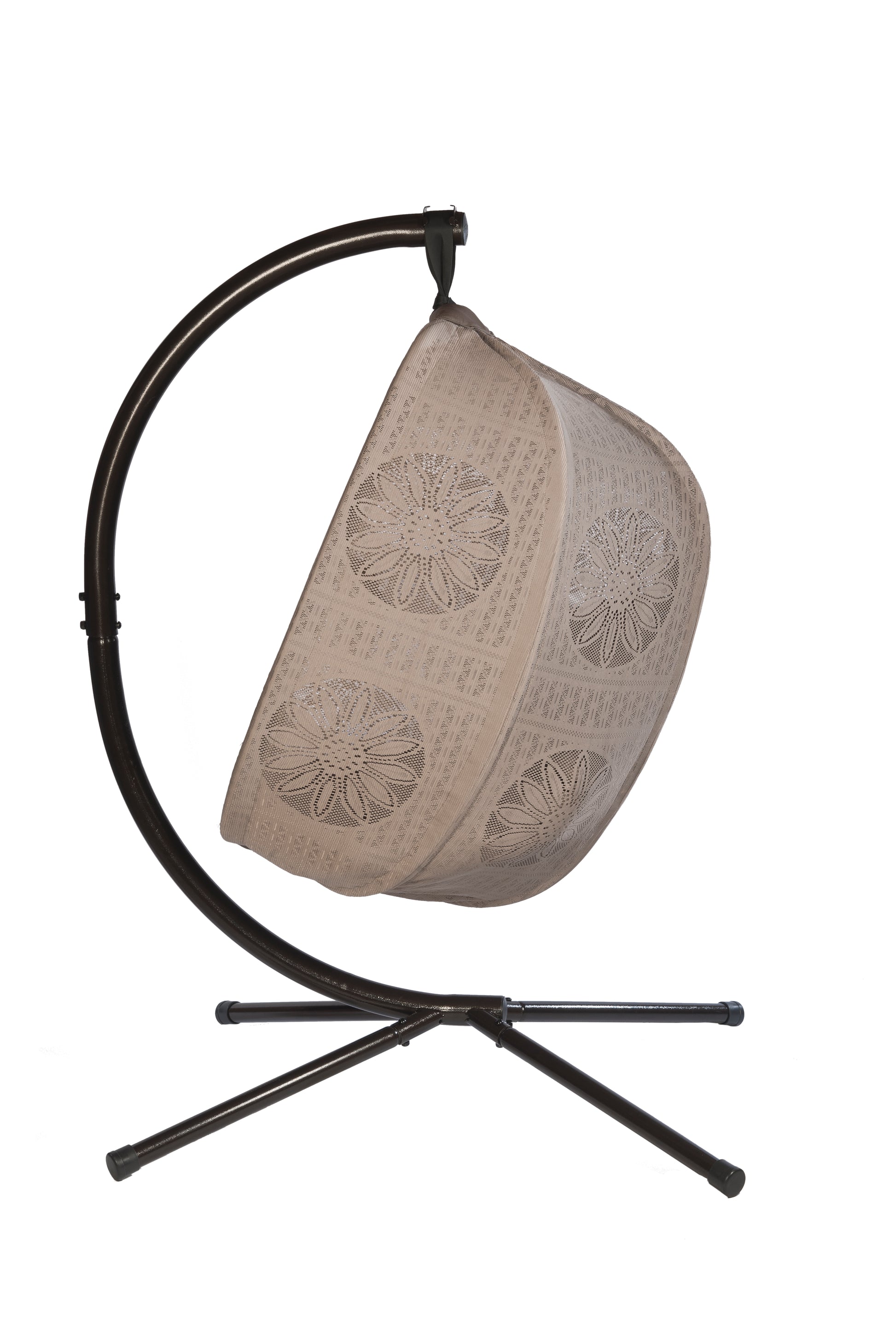 FlowerHouse Hanging Egg Chair - Dreamcatcher with stand - side view
