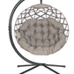 FlowerHouse Crossweave Hanging Ball Chair with stand - front view