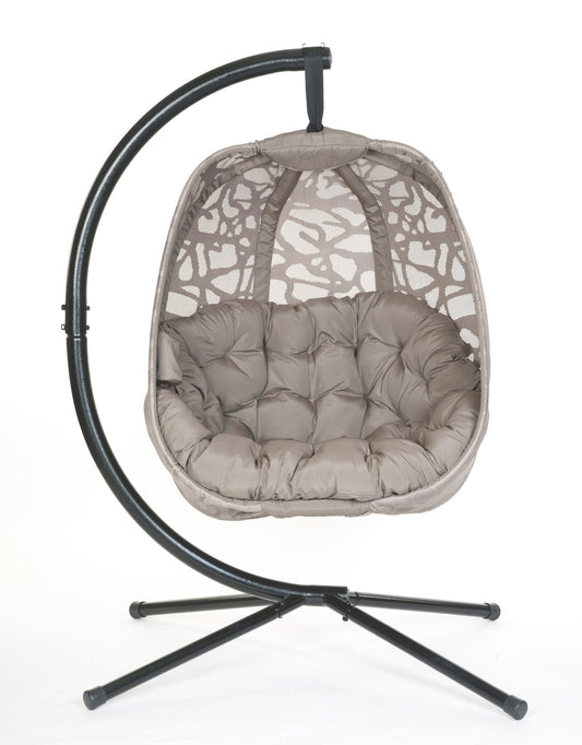 Flower House Branch Hanging Egg Chair with stand - Outdoor Oasis