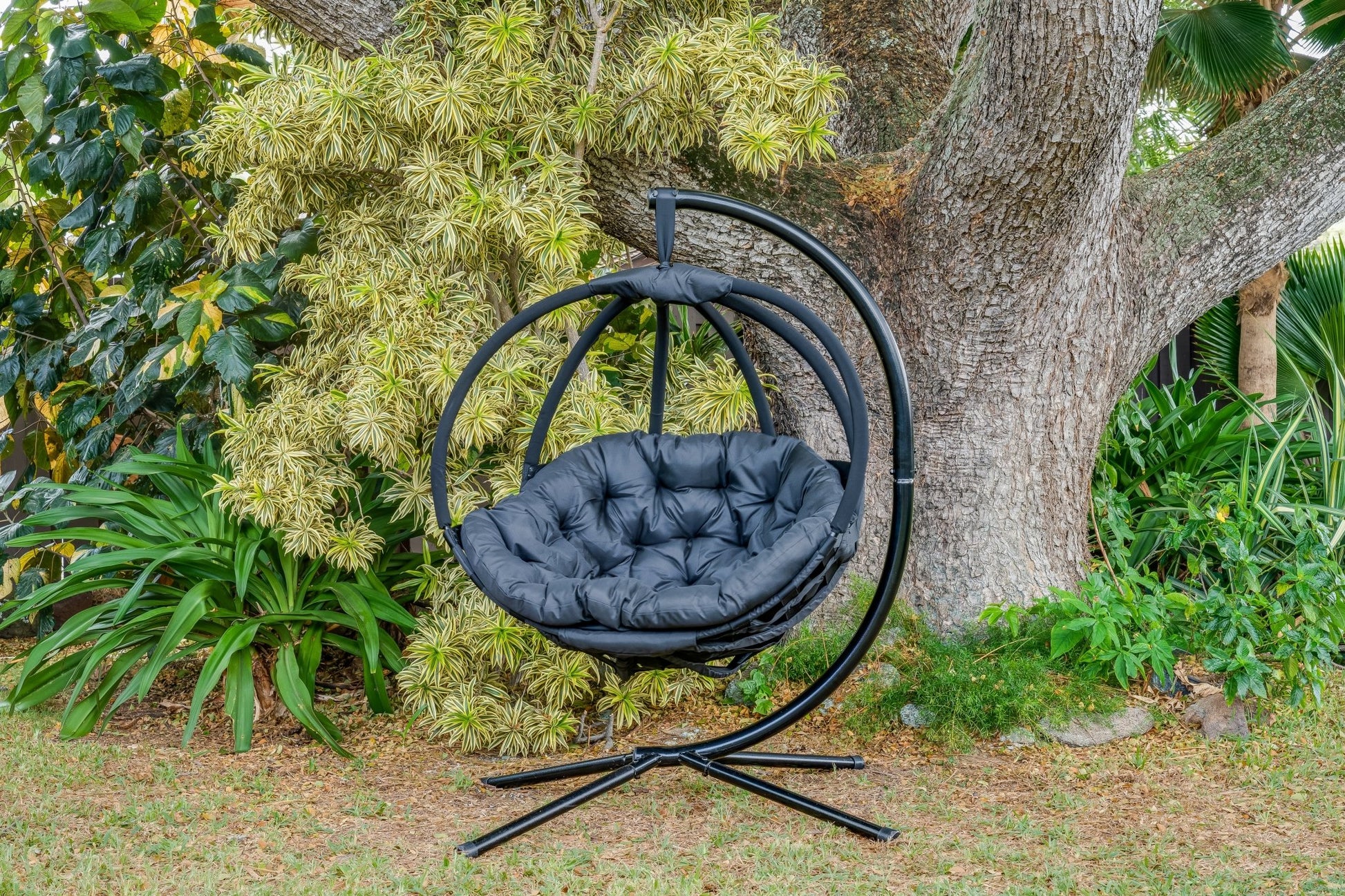 FlowerHouse Hanging Ball Chair with Stand - Overland - Outdoor Oasis