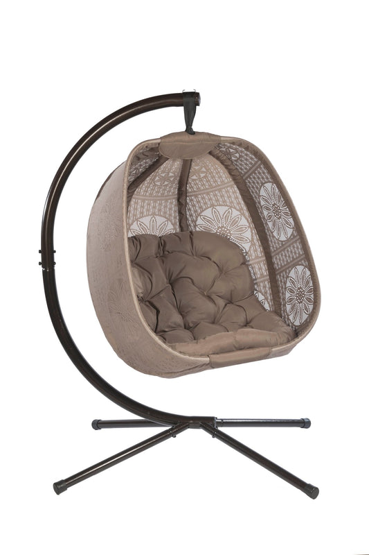FlowerHouse Hanging Egg Chair - Dreamcatcher with stand - Outdoor Oasis
