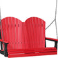 LuxCraft 4' Adirondack Swing - Outdoor Oasis