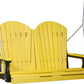 LuxCraft 4' Adirondack Swing - Outdoor Oasis
