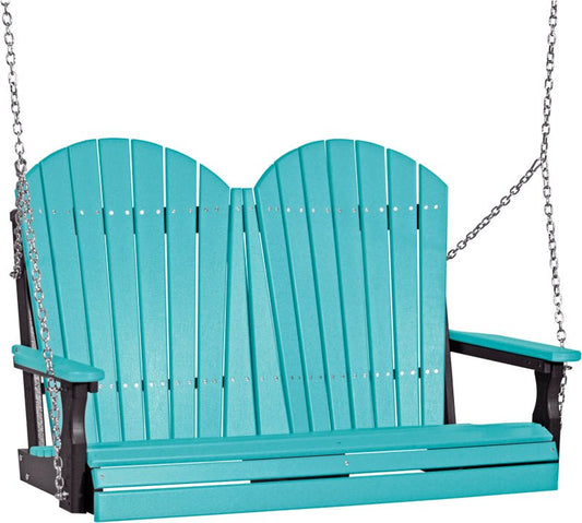LuxCraft 4' Adirondack Swing - Outdoor Oasis