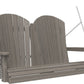 LuxCraft 4' Adirondack Swing - Premium Woodgrain Line - Outdoor Oasis
