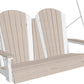 LuxCraft 4' Adirondack Swing - Premium Woodgrain Line - Outdoor Oasis