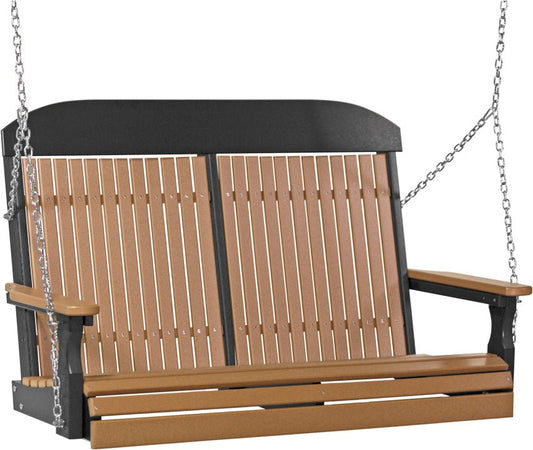 LuxCraft 4' Classic Swing - Outdoor Oasis