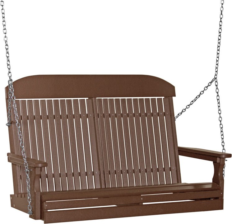 LuxCraft 4' Classic Swing - Outdoor Oasis