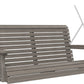 LuxCraft 4' Plain Swing - Premium Woodgrain Line - Outdoor Oasis