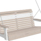 LuxCraft 4' Plain Swing - Premium Woodgrain Line - Outdoor Oasis