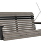 LuxCraft 4' Plain Swing - Premium Woodgrain Line - Outdoor Oasis