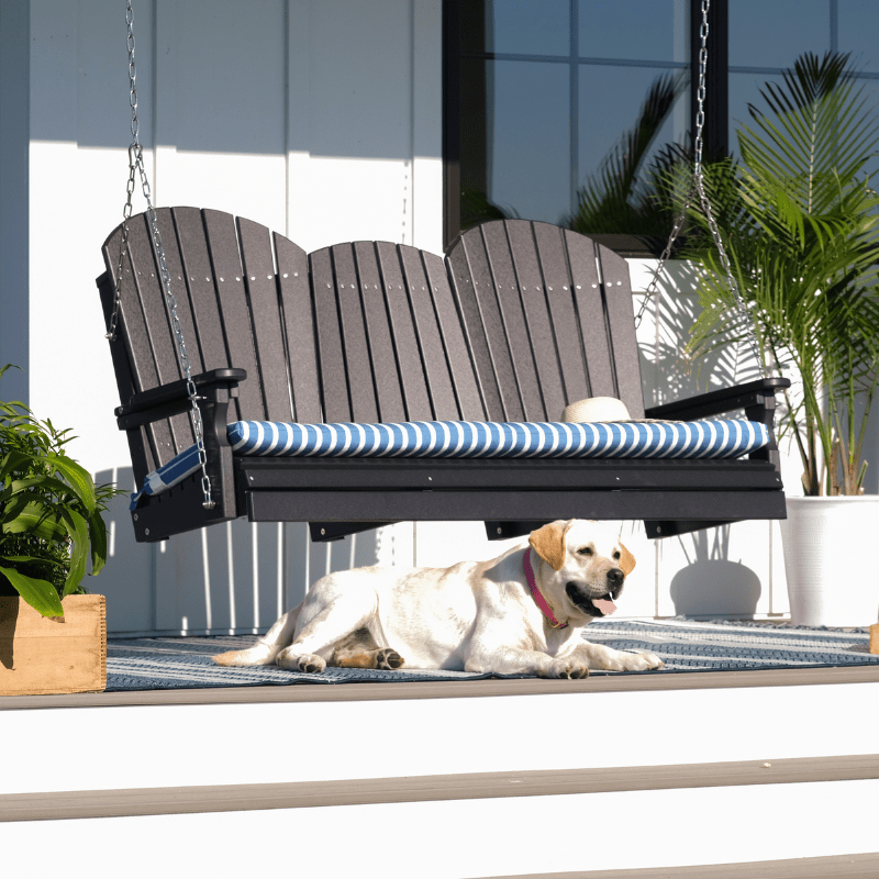 LuxCraft 5' Adirondack Swing - Outdoor Oasis