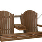 LuxCraft 5' Adirondack Swing - Outdoor Oasis