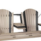 LuxCraft 5' Adirondack Swing - Outdoor Oasis