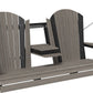 LuxCraft 5' Adirondack Swing - Premium Woodgrain Line - Outdoor Oasis