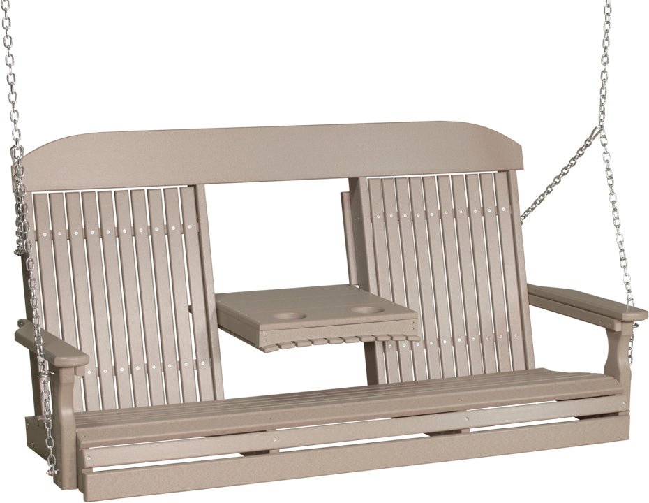 LuxCraft 5' Classic Swing - Outdoor Oasis