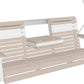 LuxCraft 5' Plain Swing - Premium Woodgrain Line - Outdoor Oasis