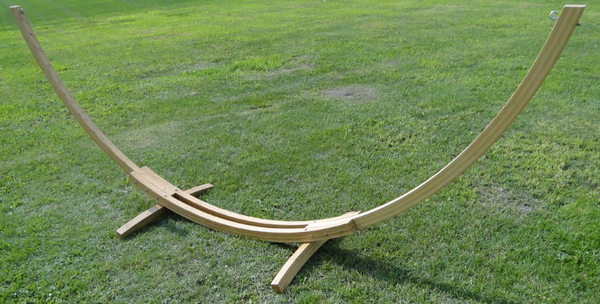 Bamboo Hammock Stand - whole view
